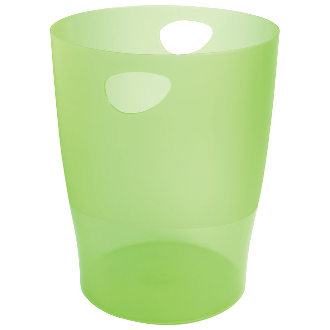 Koš za smeće pp 15L Ecobin Exacompta 45397D prozirno zeleni Koš za smeće pp 15L Ecobin Exacompta 45397D prozirno zeleni