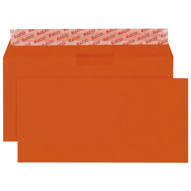 Kuverte u boji 11x23cm strip pk25 Elco narančaste Kuverte u boji 11x23cm strip pk25 Elco narančaste