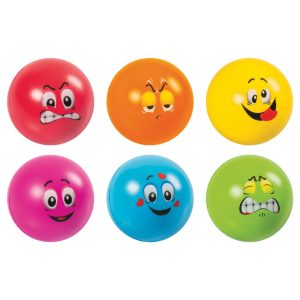 Loptica antistres fi-6 cm Smiley sortirano