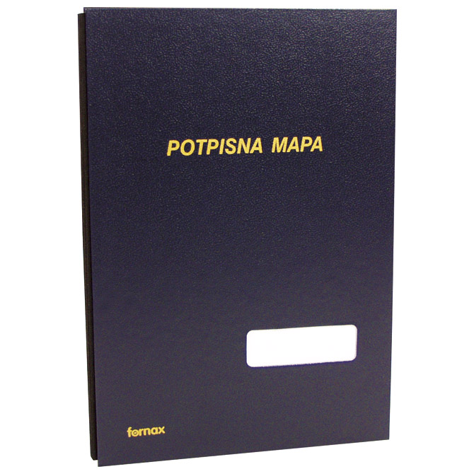 Mapa potpisna s prozorom 3007 Fornax tamnoplava Mapa potpisna s prozorom 3007 Fornax tamnoplava