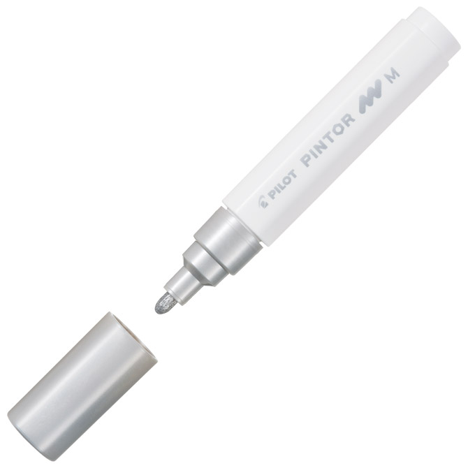 Marker 2 mm Pintor Pilot SW-PT-M-S metalik srebrni Marker 2 mm Pintor Pilot SW-PT-M-S metalik srebrni