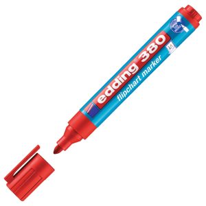 Marker Flipchart 1,5-3 mm Edding 380 crveni