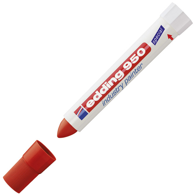 Marker industrijski painter permanentni 10 mm Edding 950 crveni Marker industrijski painter permanentni 10 mm Edding 950 crveni