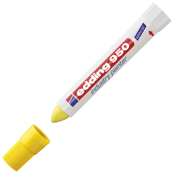 Marker industrijski painter permanentni 10 mm Edding 950 žuti Marker industrijski painter permanentni 10 mm Edding 950 žuti