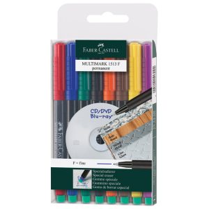 Marker permanentni 0,6 mm Multimark Faber-Castell 151309/8boja