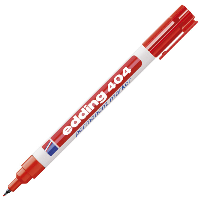 Marker permanentni 0,75 mm Edding 404 crveni Marker permanentni 0,75 mm Edding 404 crveni