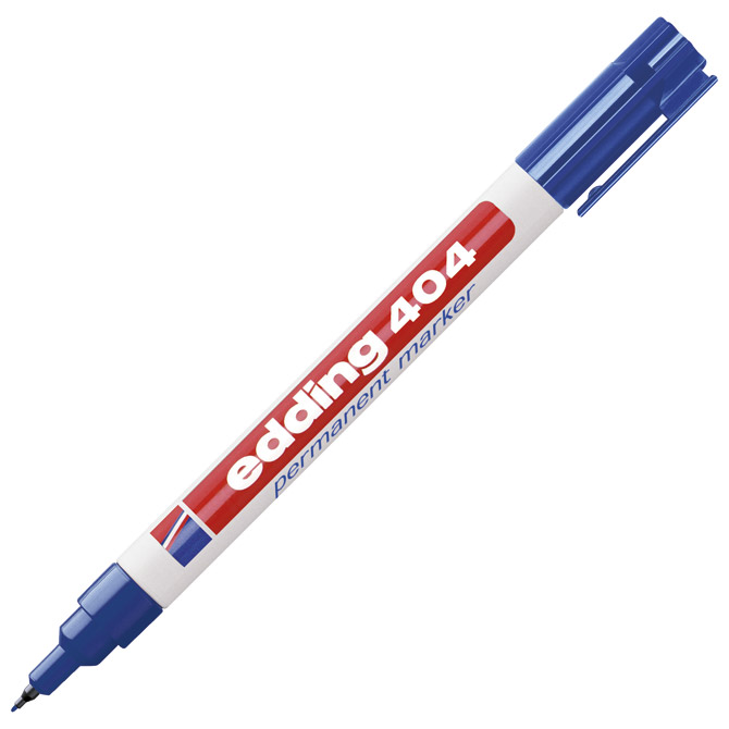 Marker permanentni 0,75 mm Edding 404 plavi Marker permanentni 0,75 mm Edding 404 plavi