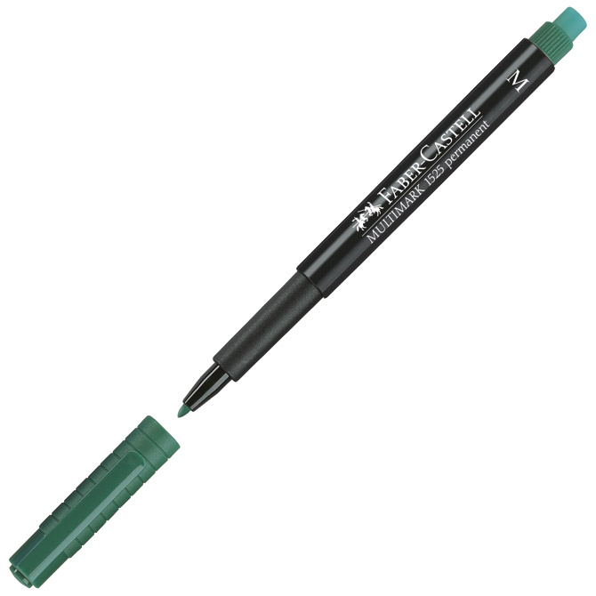 Marker permanentni 1,0 mm Multimark Faber-Castell 152563 zeleni Marker permanentni 1,0 mm Multimark Faber-Castell 152563 zeleni