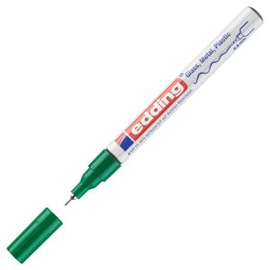Marker permanentni lakirajući 0,8 mm Edding 780 zeleni