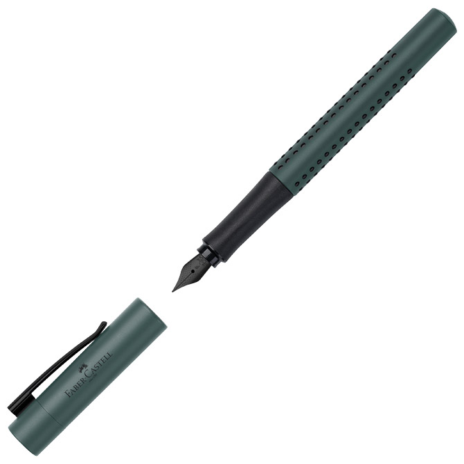 Nalivpero Grip 2011 (F) Edition Faber-Castell 140874 tamnozeleno Nalivpero Grip 2011 (F) Edition Faber-Castell 140874 tamnozeleno