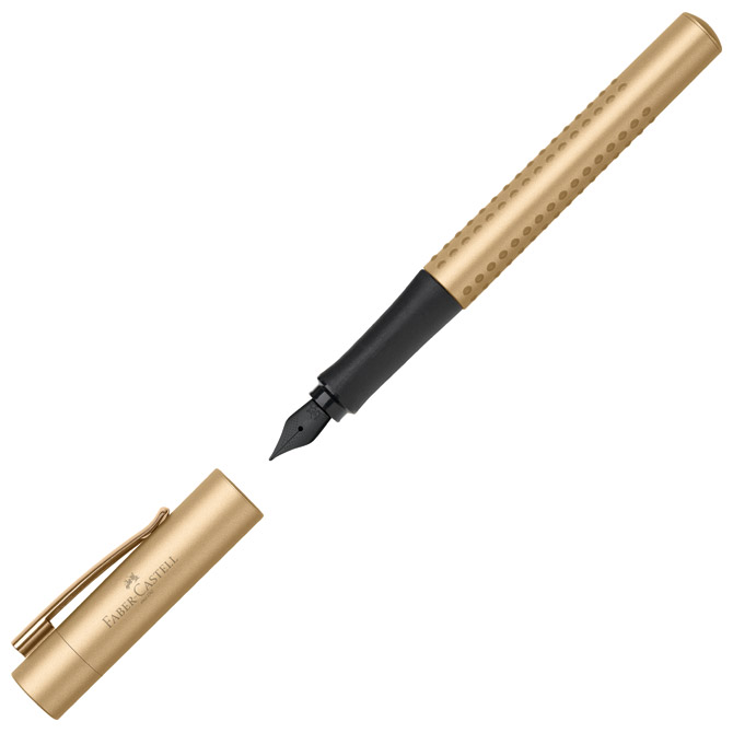 Nalivpero Grip 2011 (F) Edition Faber-Castell 140932 mat zlatno Nalivpero Grip 2011 (F) Edition Faber-Castell 140932 mat zlatno