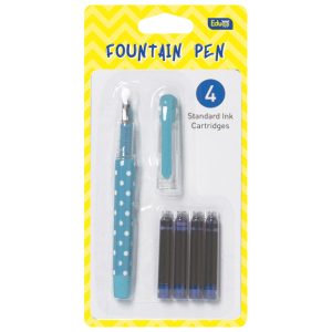 Nalivpero školsko 4patrone Educa sortirano blister