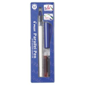 Nalivpero za kaligrafiju 6,0 mm set Parallel pen Pilot FP3-60-SSN sivo/plavo