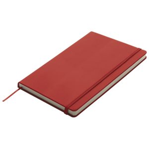 Notes 13x21 cm čisti 80L s gumicom Kiel crveni