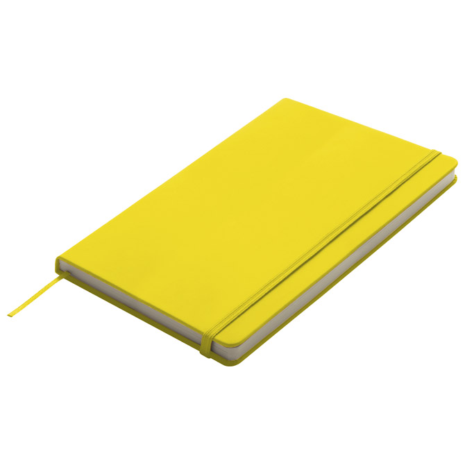 Notes 13x21 cm čisti 80L s gumicom Kiel žuti Notes 13x21 cm čisti 80L s gumicom Kiel žuti