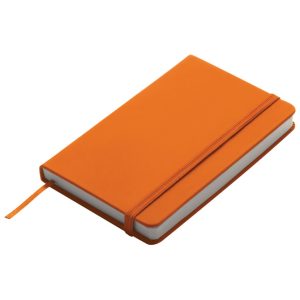 Notes 9x14 cm čisti 80L s gumicom Lübeck narančasti