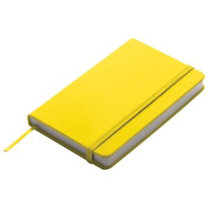 Notes 9x14 cm čisti 80L s gumicom Lübeck žuti