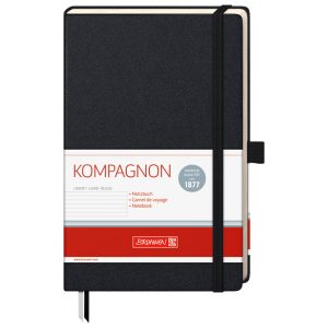 Notes A5 crte 96L 80g šamoa s gumicom Brunnen 10-55227 05 crni