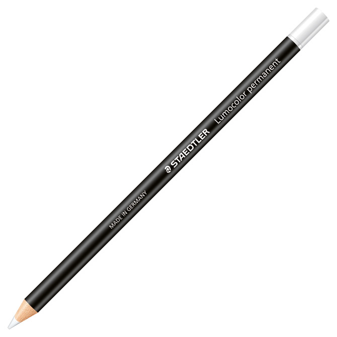 Olovka specijalna permanentna Glasochrom pk12 Staedtler 108 20-0 bijela Olovka specijalna permanentna Glasochrom pk12 Staedtler 108 20-0 bijela