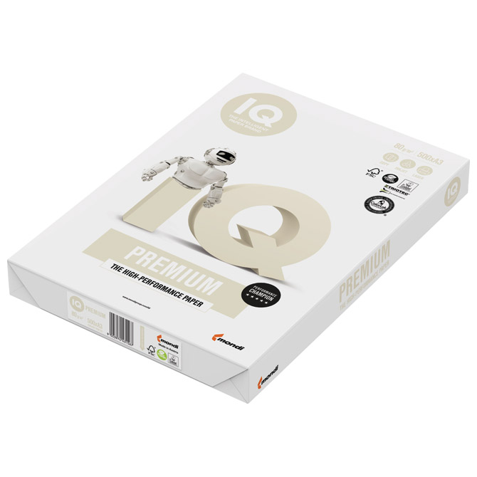 Papir ILK IQ Premium Triotec (sendvič) A3 80g pk500 Mondi Papir ILK IQ Premium Triotec (sendvič) A3 80g pk500 Mondi