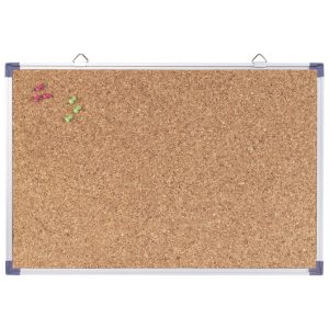 Ploča pluto 90x60 cm obostrana aluminijski okvir CWB06096A