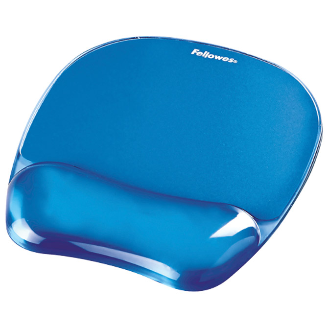 Podloga za miša ergonomska-gel Fellowes 9114120 plava Podloga za miša ergonomska-gel Fellowes 9114120 plava