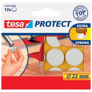 Podložak filc okrugli 22 mm pk12 Tesa 57893-0 bijeli