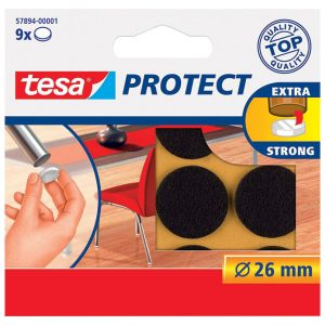 Podložak filc okrugli 26 mm pk9 Tesa 57894-1 smeđi