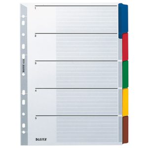 Pregrada kartonska A4 kolor 5L Leitz 4320