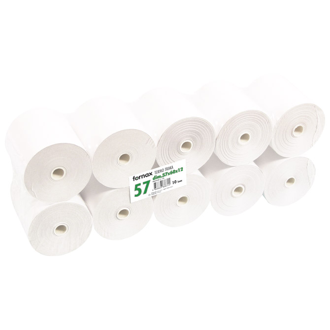 Rola termo 57mmx60m pk10 Fornax Rola termo 57mmx60m pk10 Fornax
