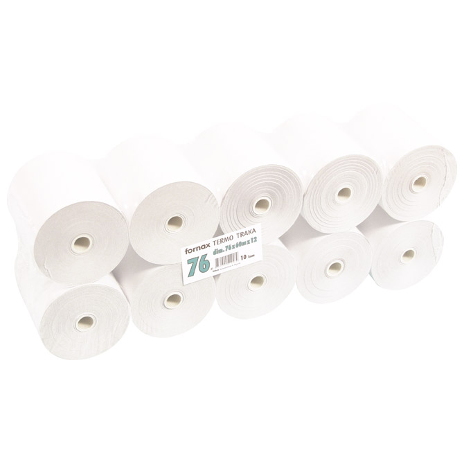 Rola termo 76mmx60m pk10 Fornax Rola termo 76mmx60m pk10 Fornax