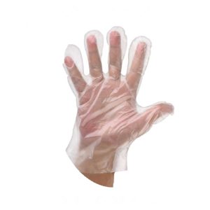 Rukavice jednokratne PE pk100 prozirne