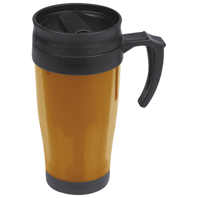 Šalica termo 400ml pvc Fort Worth metalik narančasta Šalica termo 400ml pvc Fort Worth metalik narančasta