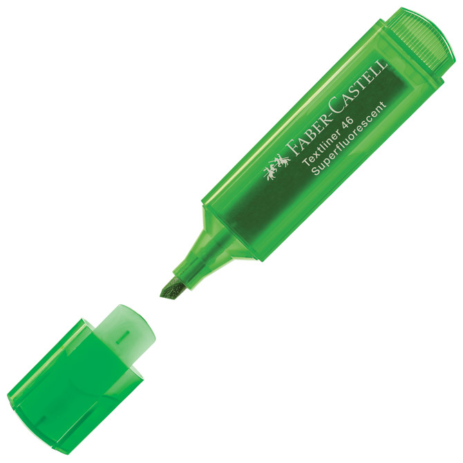 Signir 1-5 mm 46 Superfluorescent Faber-Castell 154663 zeleni Signir 1-5 mm 46 Superfluorescent Faber-Castell 154663 zeleni