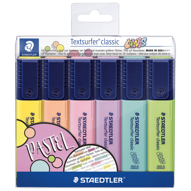 Signir 1-5 mm pastel classic Staedtler 364 CWP6 6boja Signir 1-5 mm pastel classic Staedtler 364 CWP6 6boja