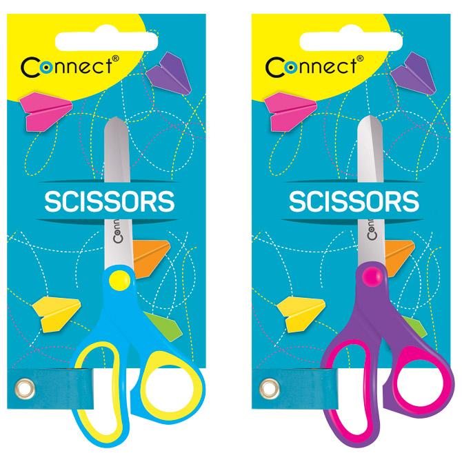 Škare školske 13 cm oble Connect Škare školske 13 cm oble Connect