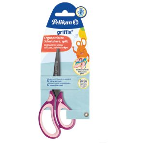 Škare školske 15 cm Pelikan rozo-ljubičaste