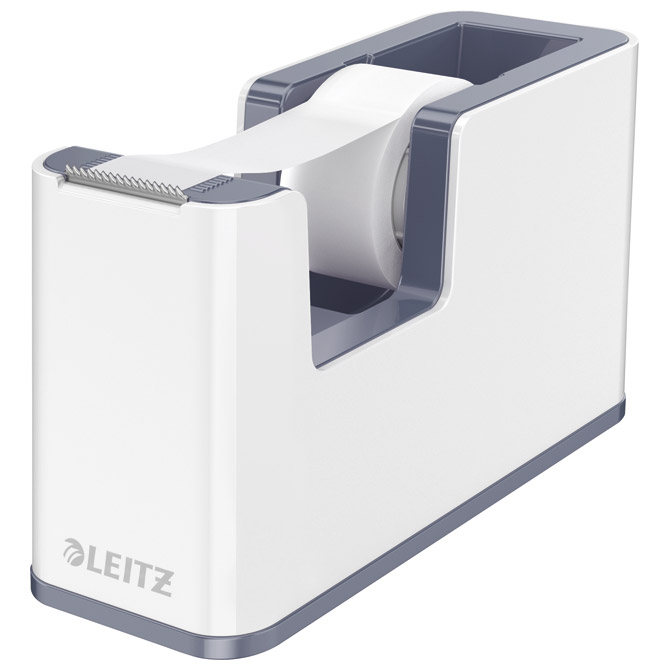 Stalak s trakom ljepljivom Wow Leitz 53641001 bijeli/sivi Stalak s trakom ljepljivom Wow Leitz 53641001 bijeli/sivi