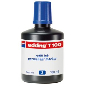 Tinta za marker permanentni 100ml Edding T100 plava
