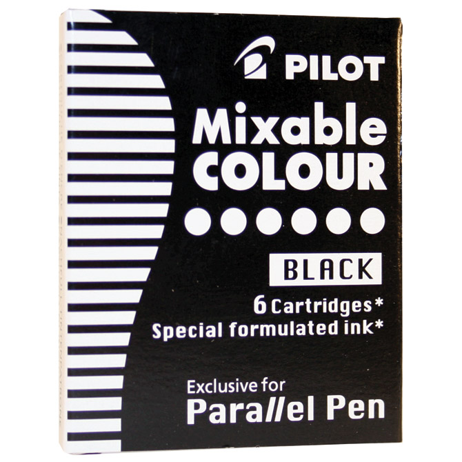 Tinta za nalivpero patrone Parallel pen pk6 Pilot IC-P3-S6 crna Tinta za nalivpero patrone Parallel pen pk6 Pilot IC-P3-S6 crna