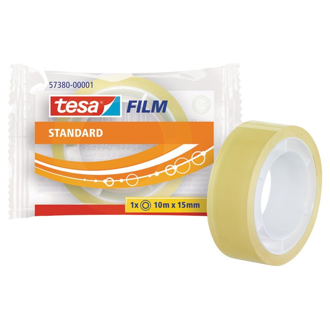 Traka ljepljiva 15 mm/10m Tesafilm Tesa 57380 prozirna Traka ljepljiva 15 mm/10m Tesafilm Tesa 57380 prozirna