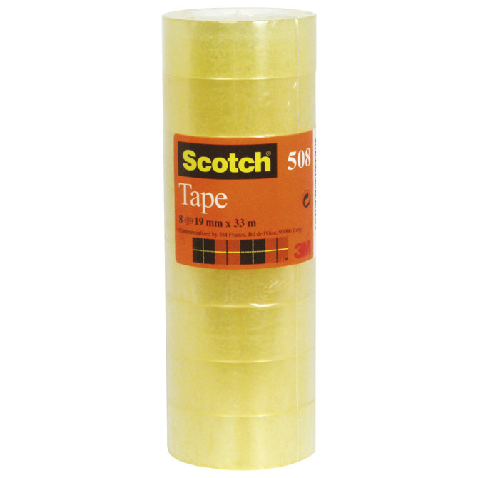 Traka ljepljiva 19 mm/33m pk8 Scotch 508 3M.prozirna Traka ljepljiva 19 mm/33m pk8 Scotch 508 3M.prozirna