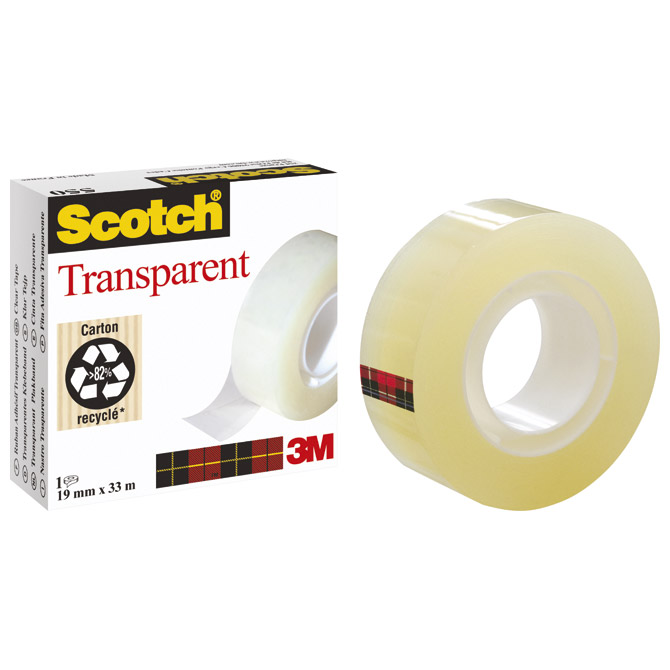 Traka ljepljiva 19 mm/33m Scotch 550 3M.prozirna Traka ljepljiva 19 mm/33m Scotch 550 3M.prozirna