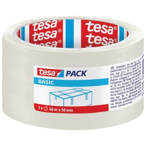 Traka ljepljiva 50 mm/66m akrilna Hot Melt Basic Tesa 58570 prozirna