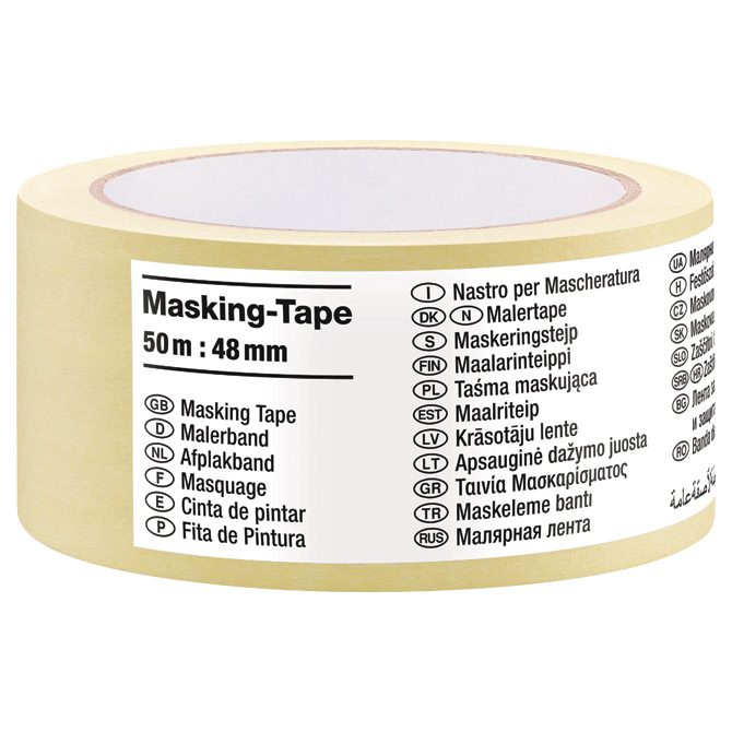 Traka ljepljiva krep 48mm/50m Universal budget Tesa 8258 Traka ljepljiva krep 48mm/50m Universal budget Tesa 8258