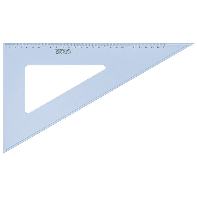 Trokut 31cm 60° Mars Staedtler 567 31-60 Trokut 31cm 60° Mars Staedtler 567 31-60