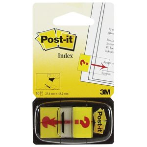 Zastavica 25,4x43,2 mm 50L Post-it 3M.680-32 "?" žuta blister