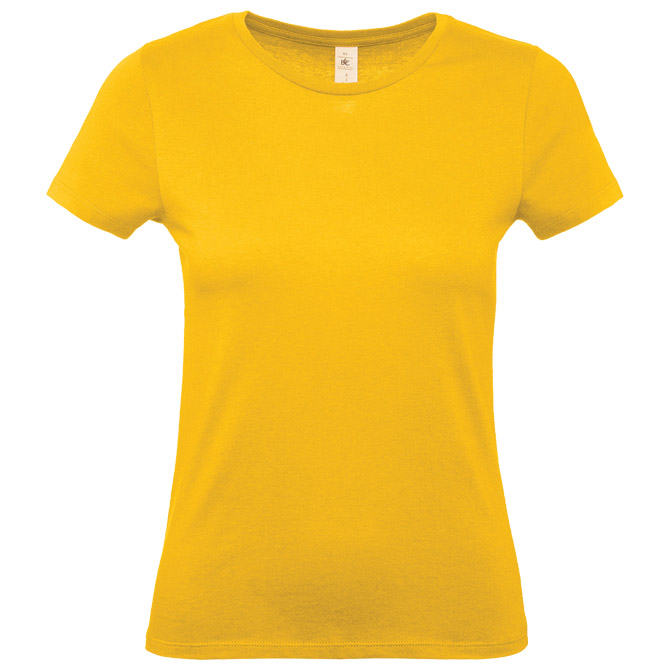 900003869.jpg Majica kratki rukavi B&C #E150/women zlatna žuta M - Slika 1