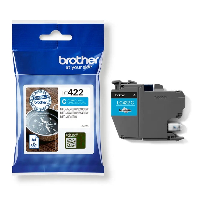 Brother LC422C original plava tinta za BH19M/B Brother LC422C original plava tinta za BH19M/B