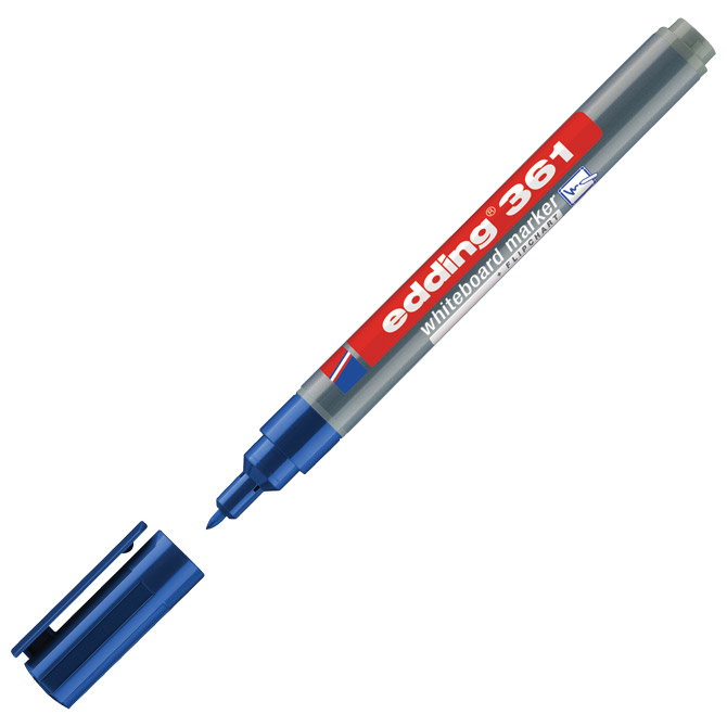 Marker za bijelu ploču 1 mm Edding 361 plavi Marker za bijelu ploču 1 mm Edding 361 plavi